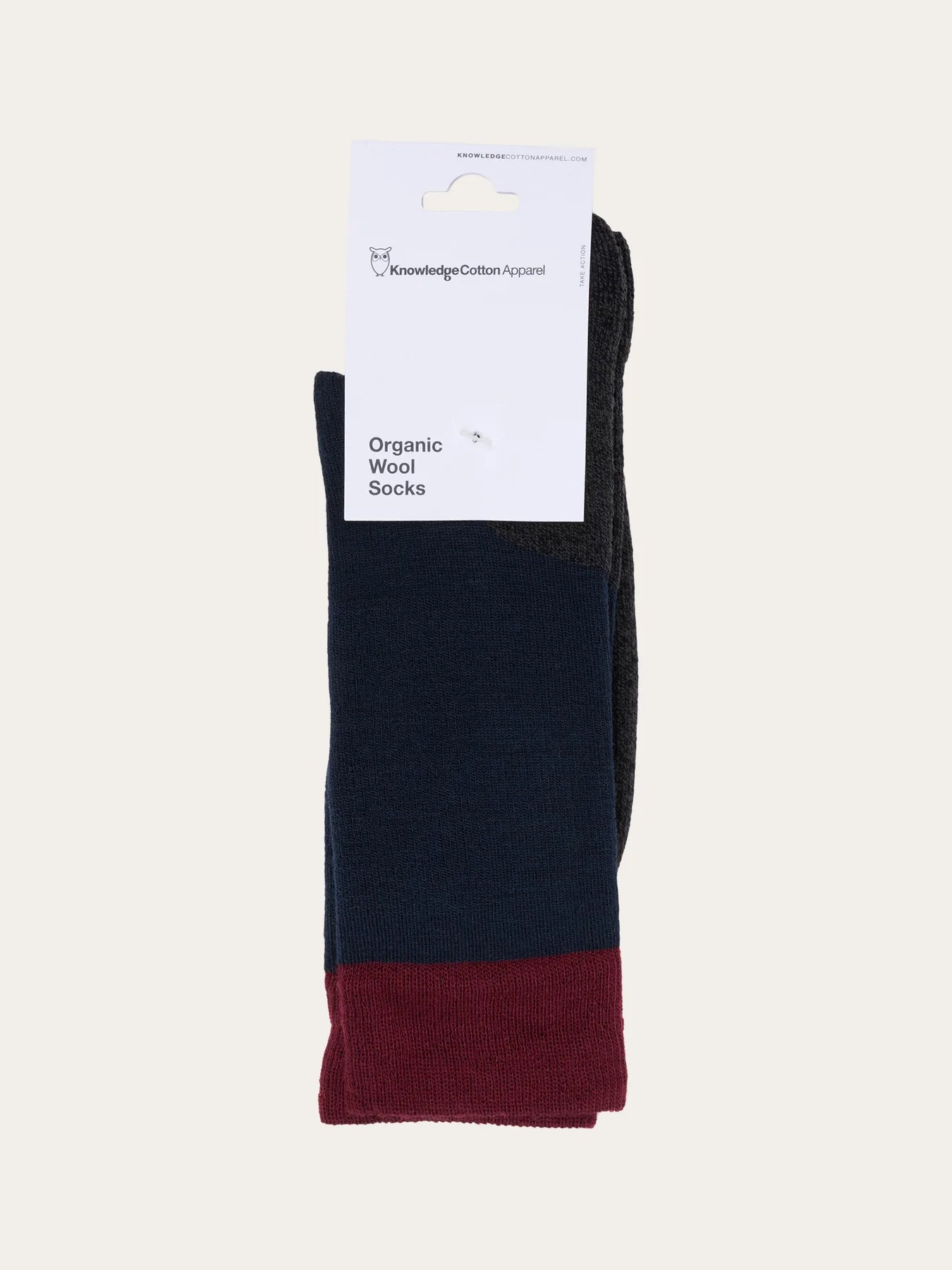 Chaussettes laine Hiking - Knowledge Cotton Apparel
