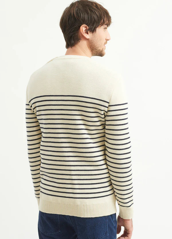 Pull Marin Rayé Homme Binic - Saint James