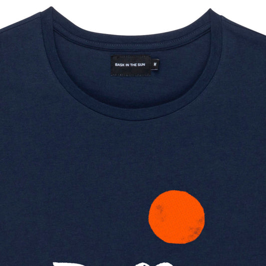 Tee-shirt Bask in The Sun - Moonlight Navy