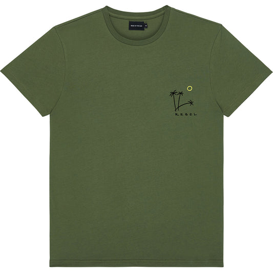 Tee-shirt imprimé Bask in The Sun - Rebel