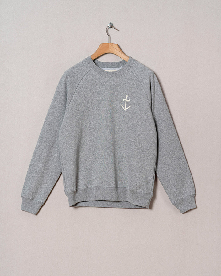 Sweat La Paz Cunha - Grey mesc/ecru logo