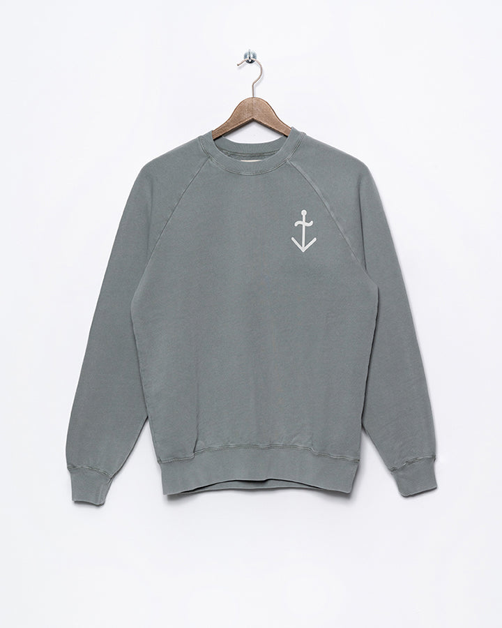 Sweat La Paz Cunha - Seagrass/écru logo