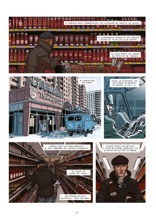 BD Dans les forêts de Sibérie, Virgile Dureuil - Casterman