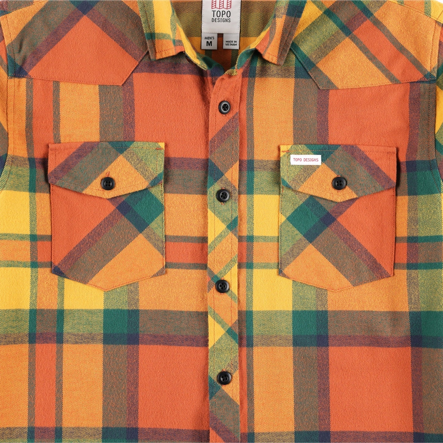 Chemise en flanelle Mountain Plaid - Topo Designs