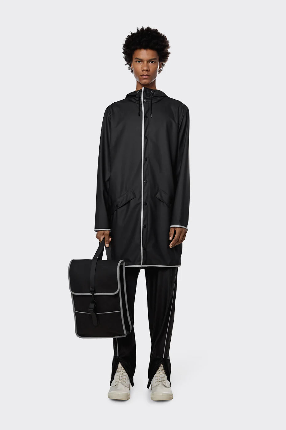 Veste de pluie longue réfléchissante Rains