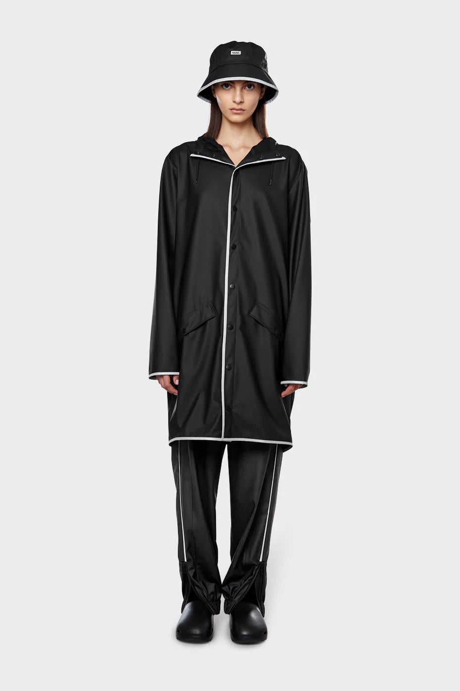 Veste de pluie longue réfléchissante Rains
