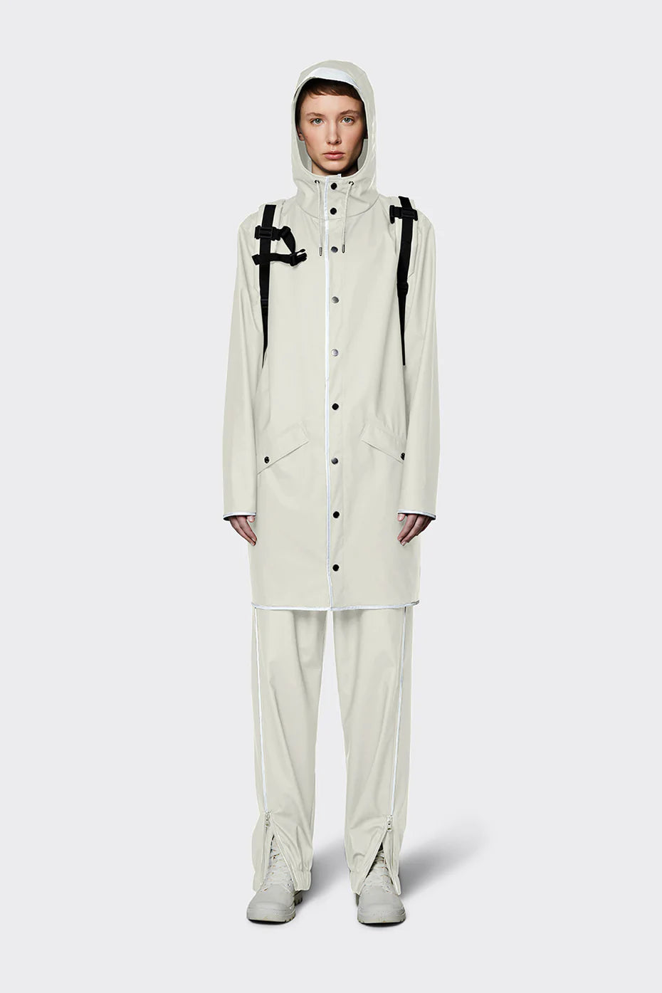 Veste de pluie longue réfléchissante Rains
