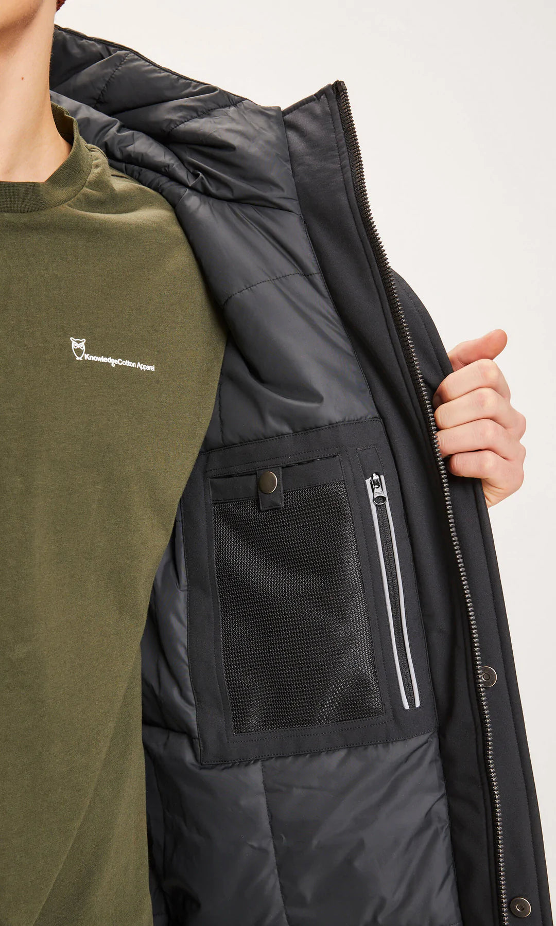 Parka Homme Knowledge Cotton Apparel - Soft Shell Climate Shell