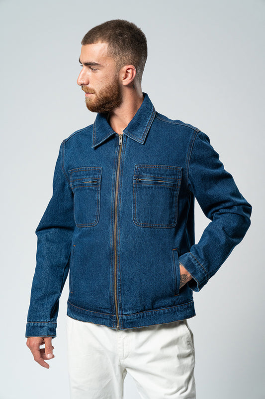 Veste La Paz - Macedo Trucker Jacket Denim