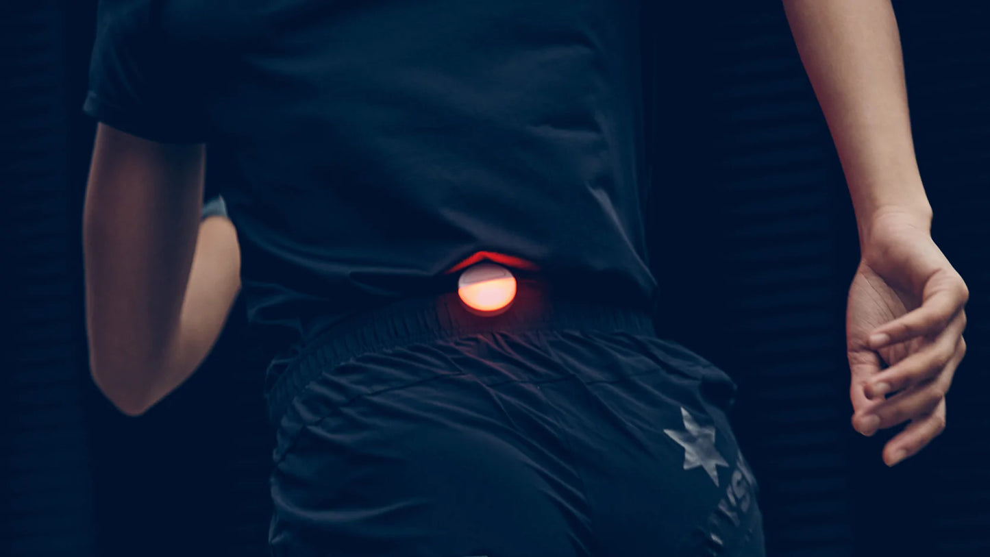 Clip lumineux portatif bicolore (blanc/rouge) Eclipse - Bookman