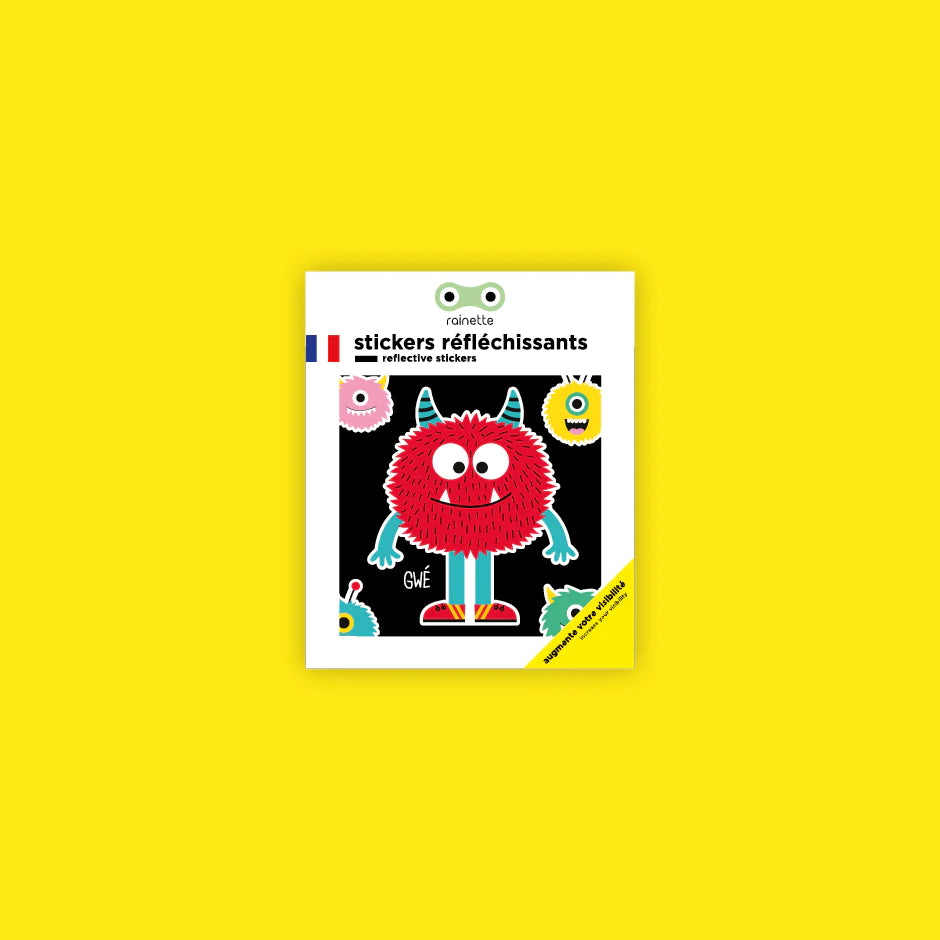 Stickers réfléchissants Rainette Grande Planche - Le grand méchant monstre