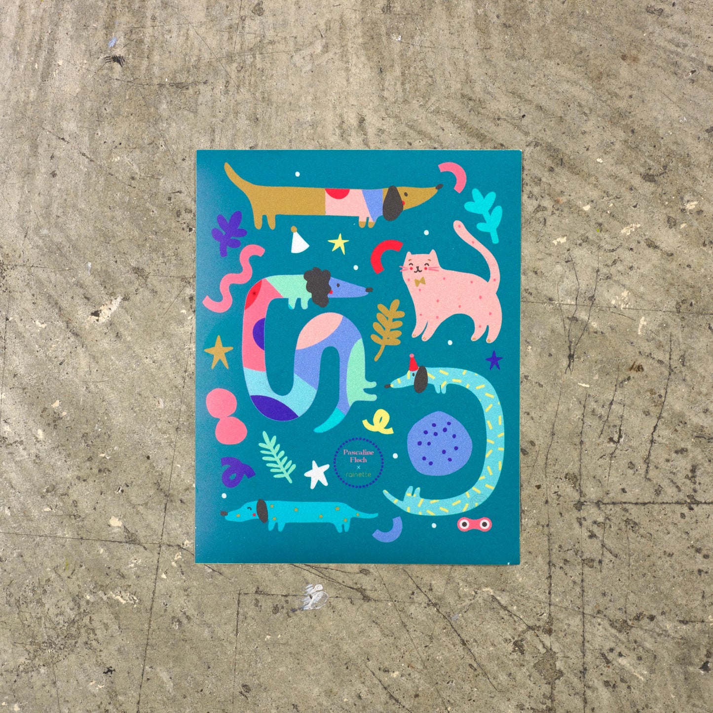 Stickers réfléchissants Rainette Grande Planche - Animaux