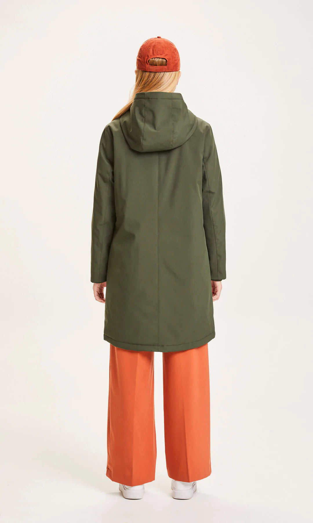 Parka Femme Knowledge Cotton Apparel - Soft Shell Kaki