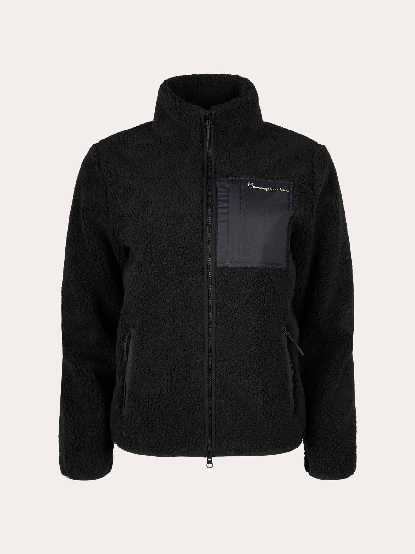 Veste Polaire Femme Knowledge Cotton Apparel - Teddy High Neck Zip
