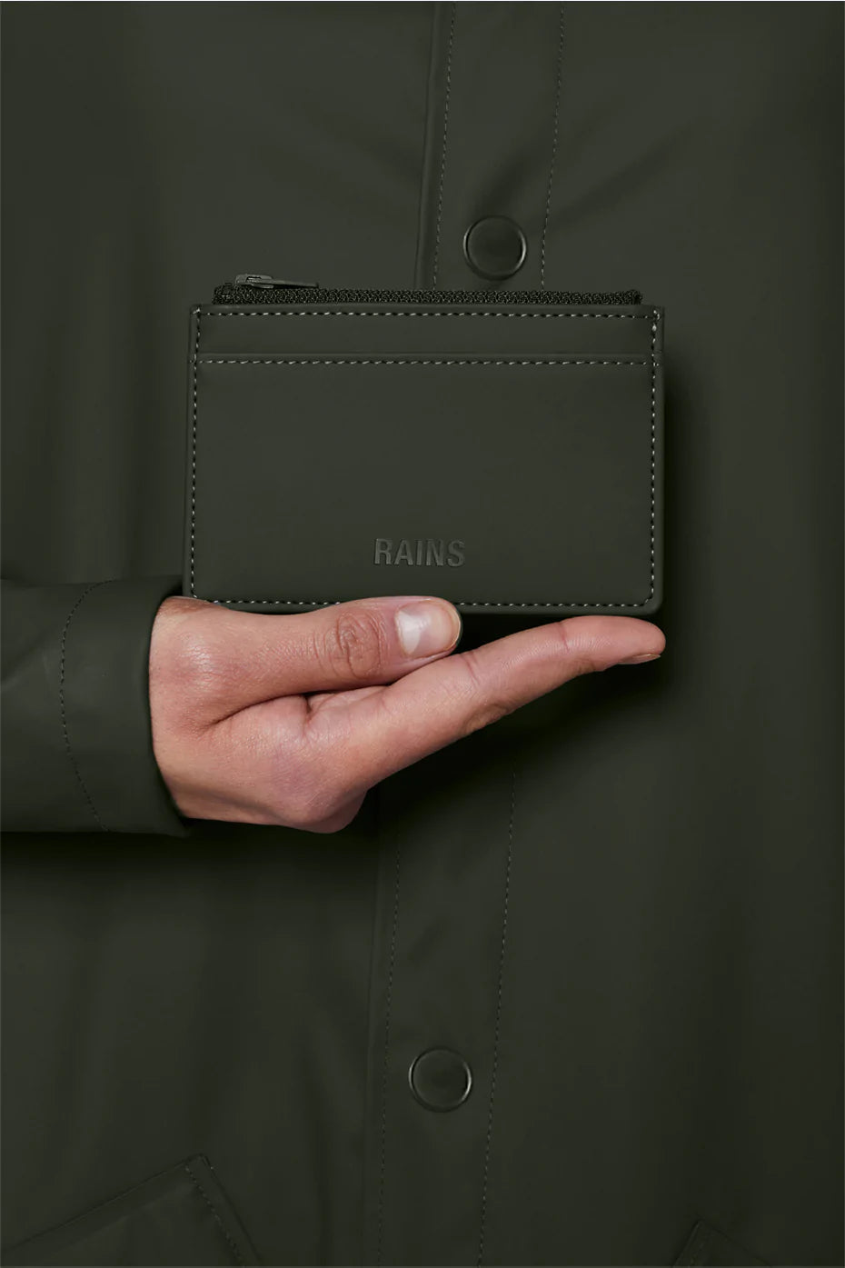 Porte carte Zip Wallet - Rains