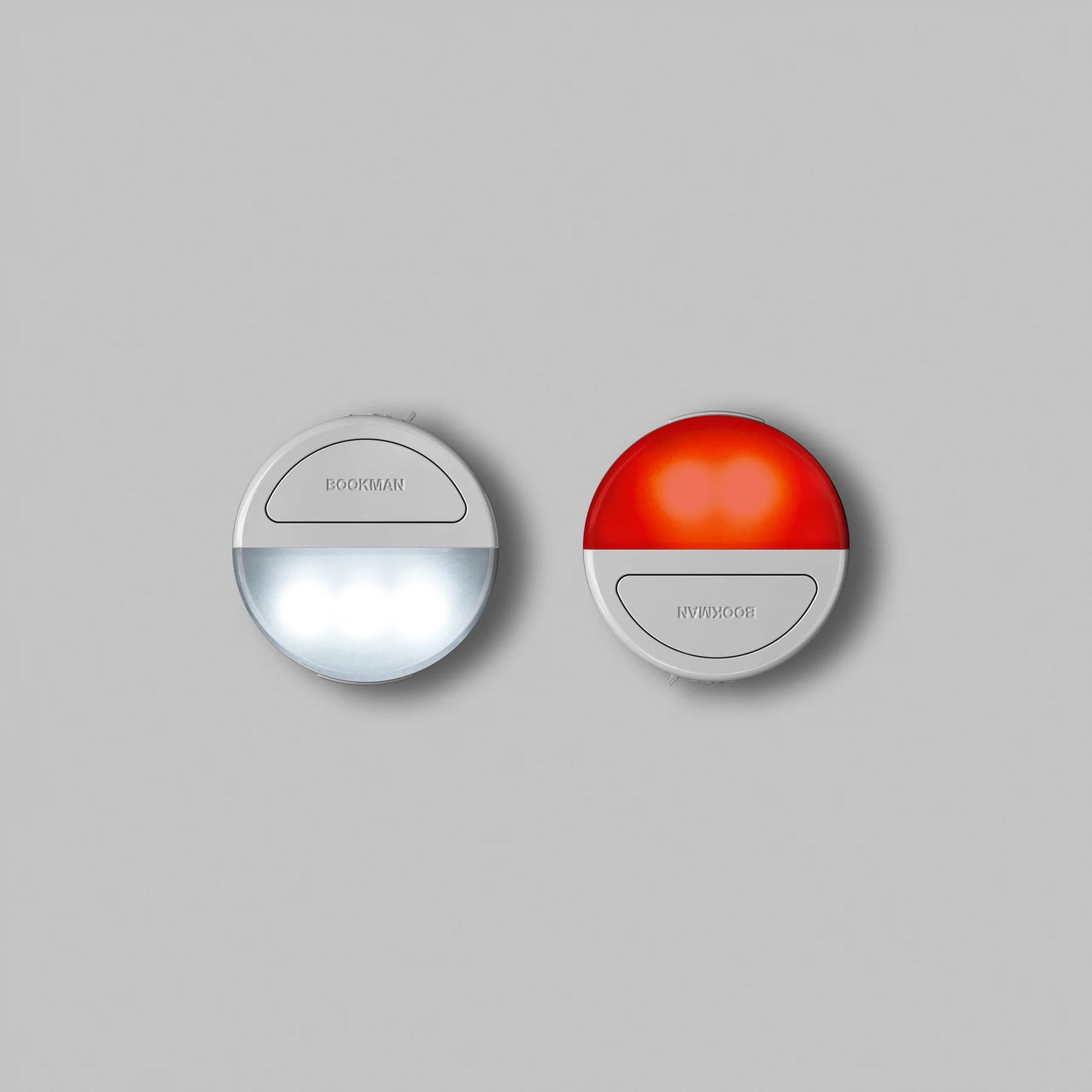 Clip lumineux portatif bicolore (blanc/rouge) Eclipse - Bookman