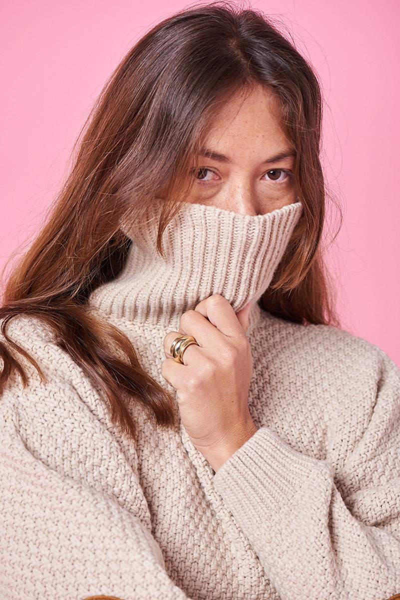 Pull Graine - Entrée Beige