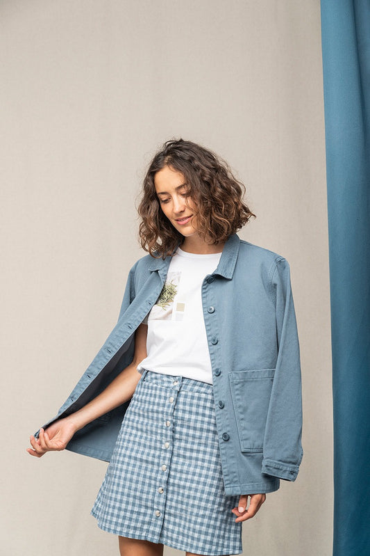 Veste Graine - Belle Saison Bleu