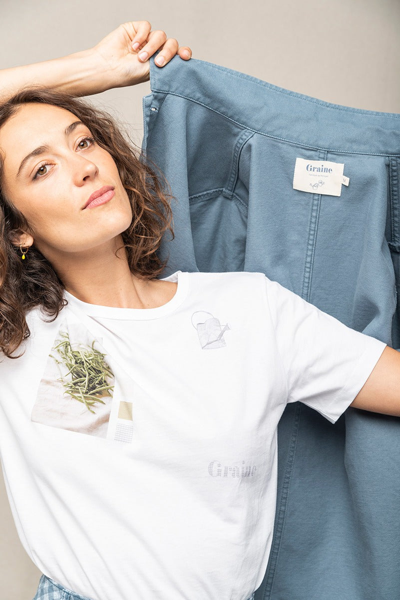 Veste Graine - Belle Saison Bleu