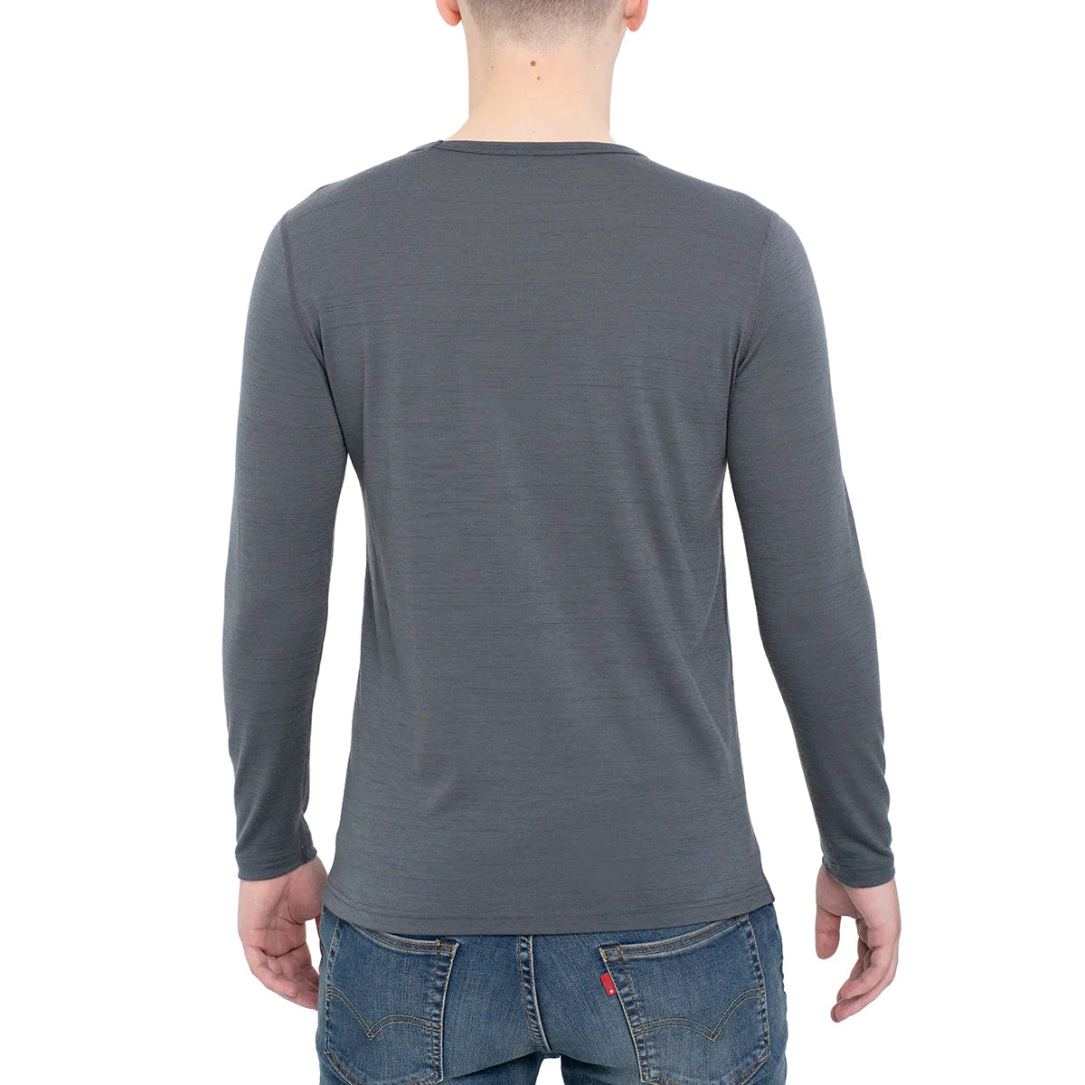 Tee-shirt en mérinos pour homme (Manches Longues) - Menique