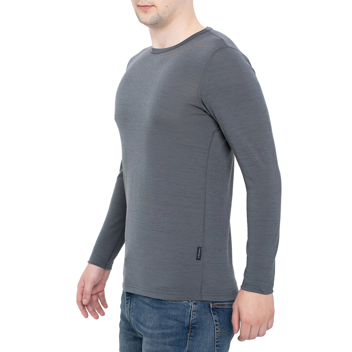 Tee-shirt en mérinos pour homme (Manches Longues) - Menique