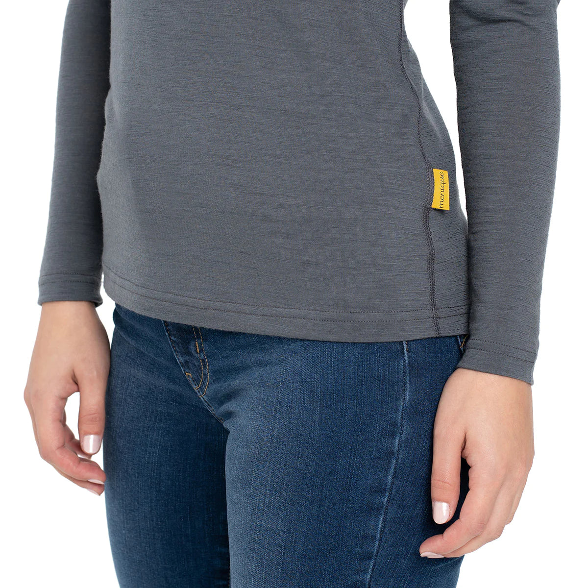 Tee-shirt en mérinos pour femme (Manches Longues) - Menique