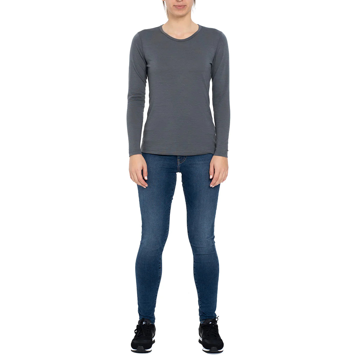 Tee-shirt en mérinos pour femme (Manches Longues) - Menique