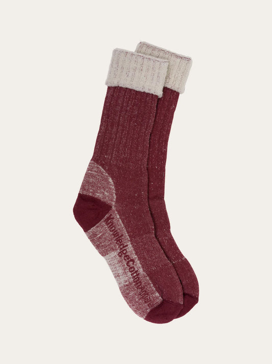 Chaussettes laine Low Terry Wool - Knowledge Cotton Apparel