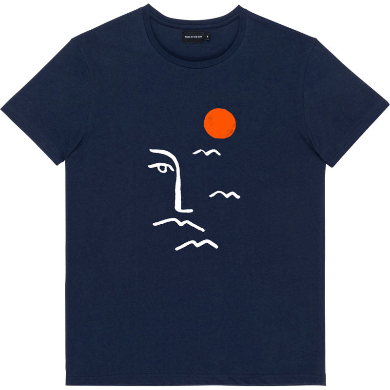 Tee-shirt Bask in The Sun - Moonlight Navy