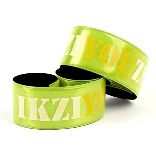 Paire de bracelets réfléchissants type Slap band - IKZI