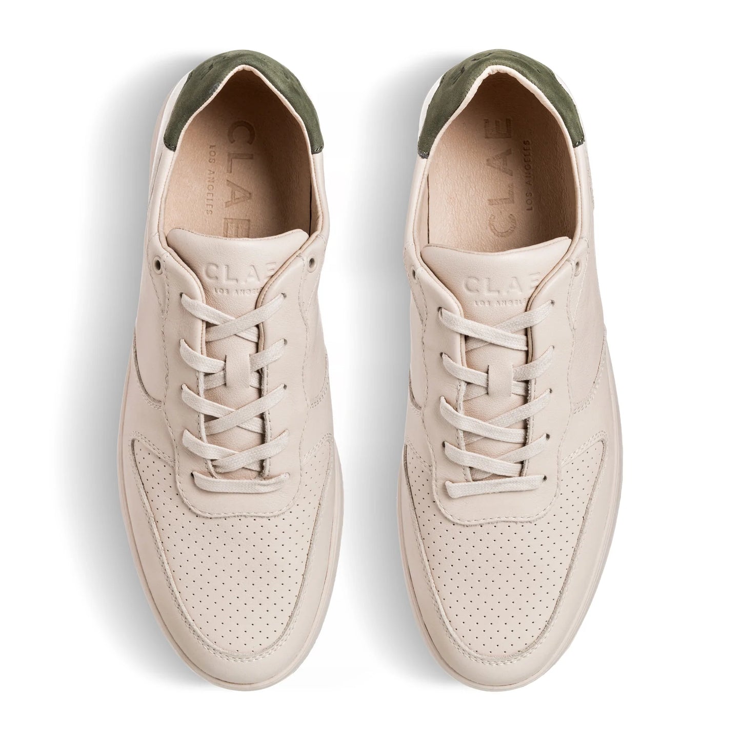 Sneakers CLAE - Malone Smoke Leather Olive