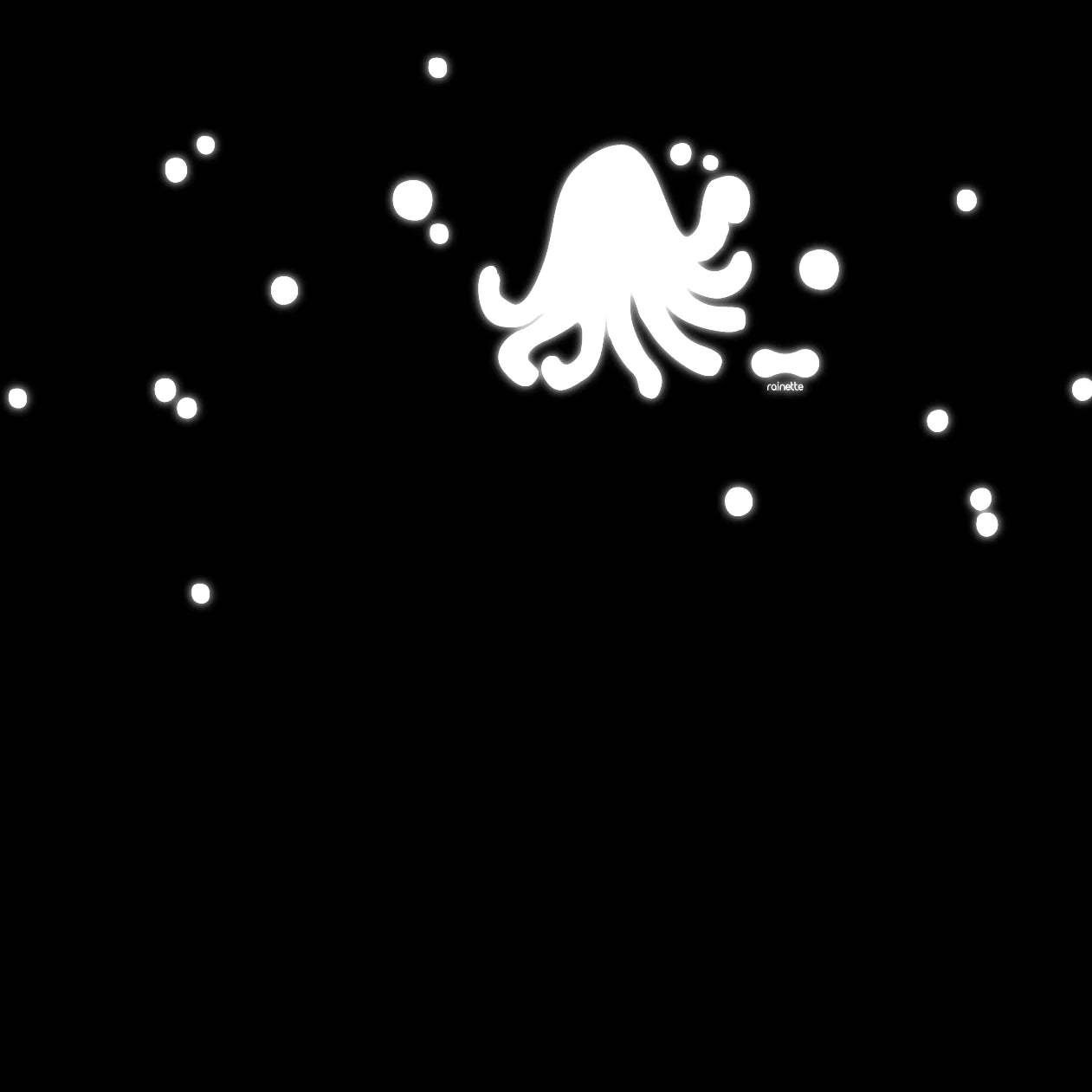 Stickers réfléchissants Rainette Petite Planche - Octopus