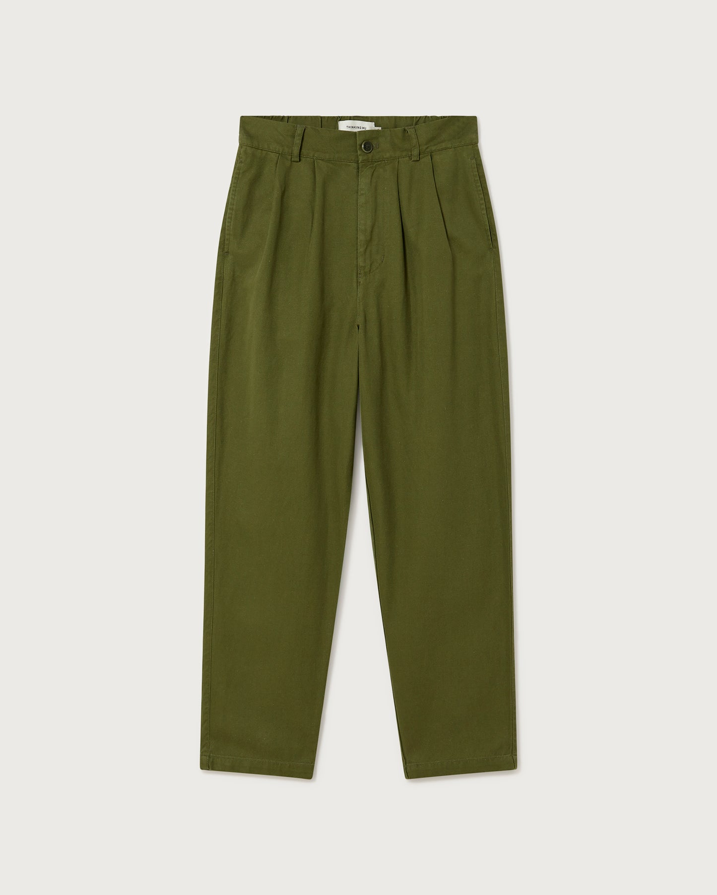 Pantalon Rina Vert - chanvre et coton - Thinking Mu